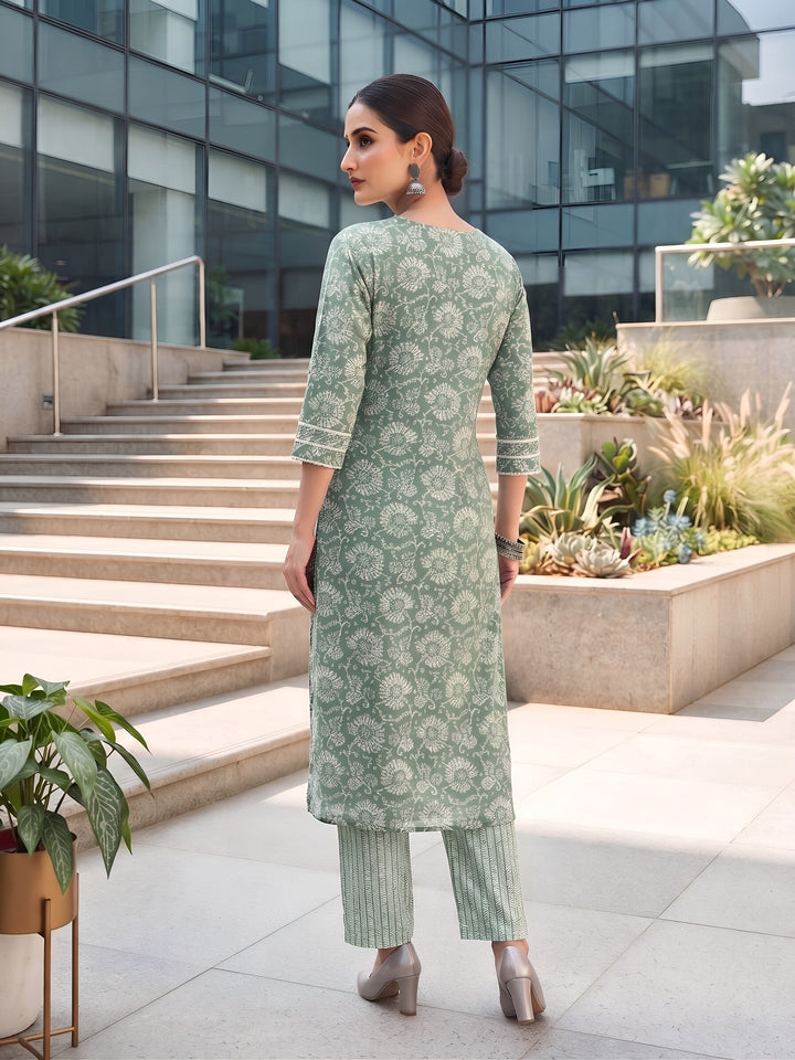 Printed Straight Two Piece Co-Ords Set