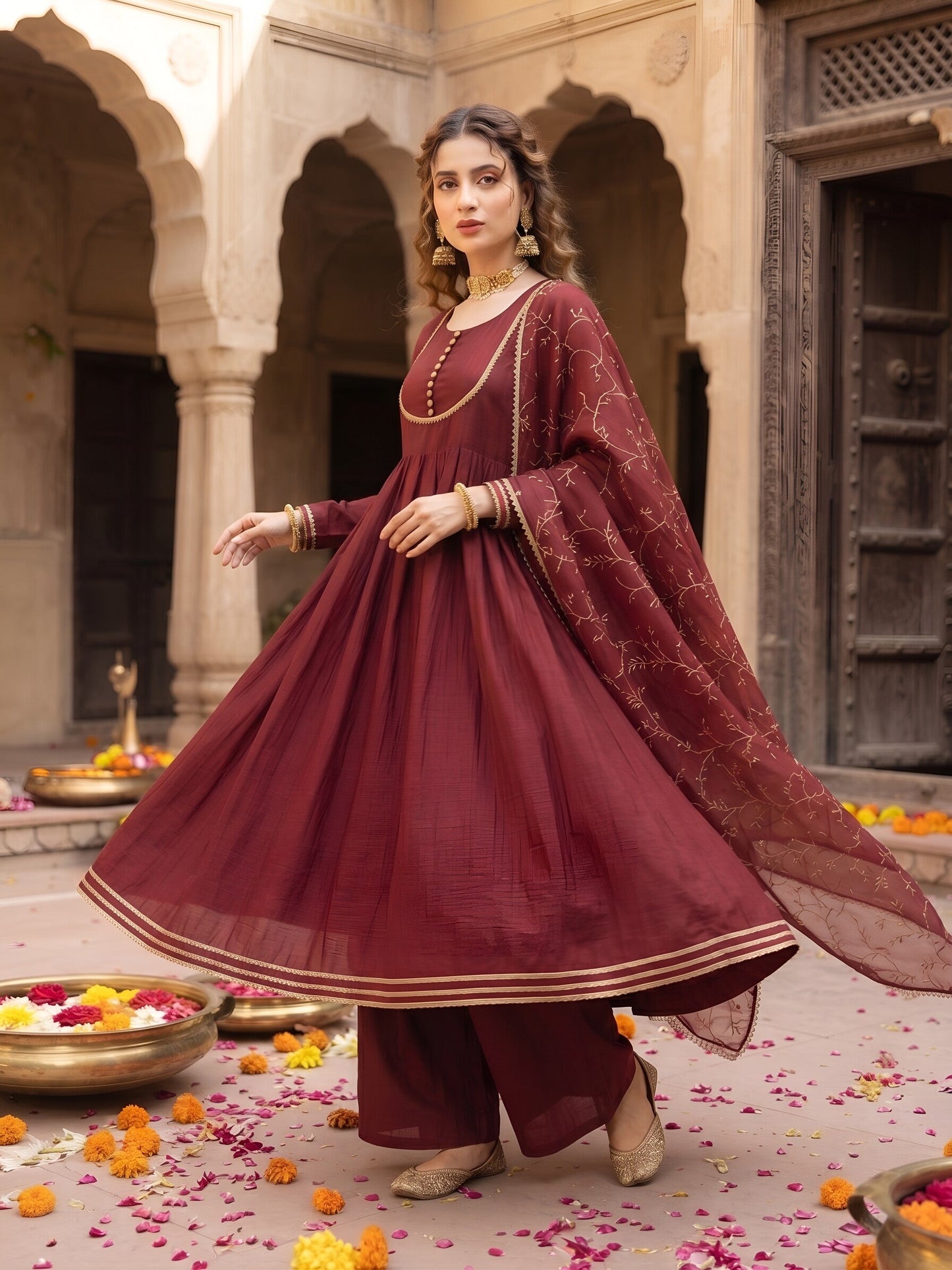 Kurta Set With Dupatta