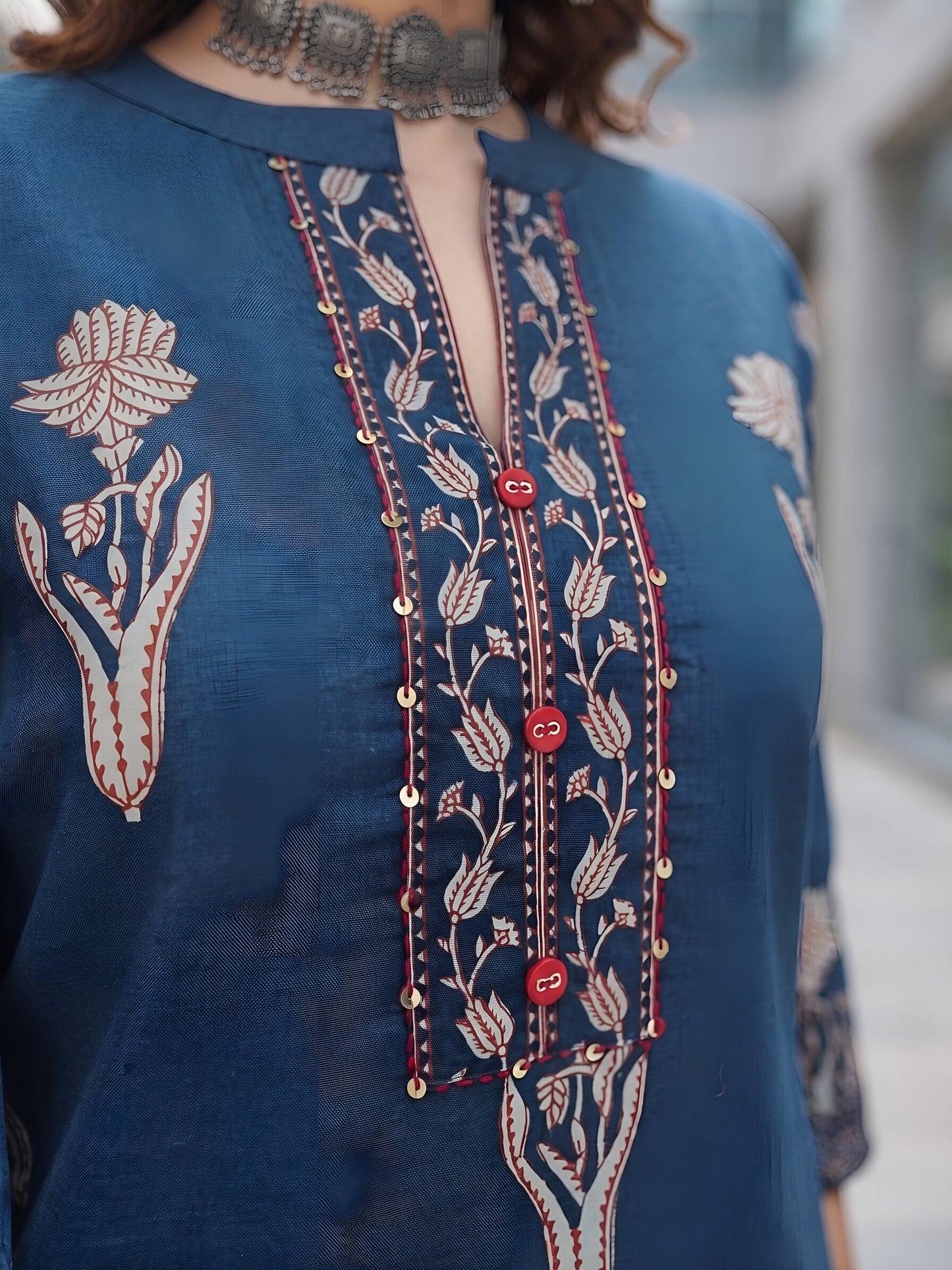 Printed Straight Kurta Set With Dupatta