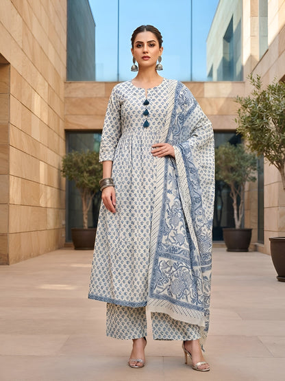 Anarkali Kurta Set With Dupatta