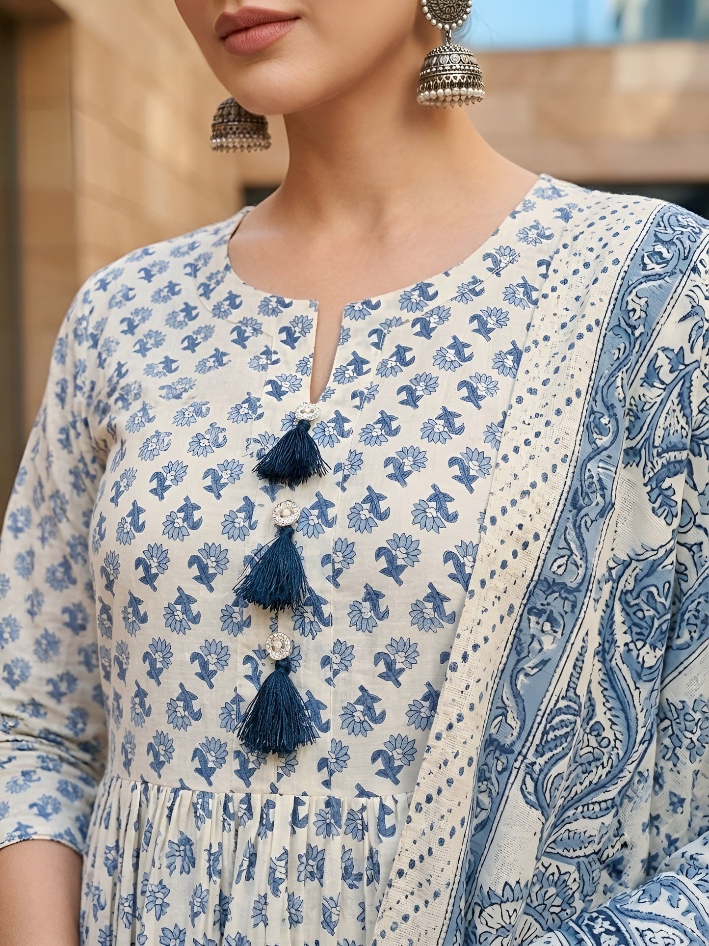 Anarkali Kurta Set With Dupatta