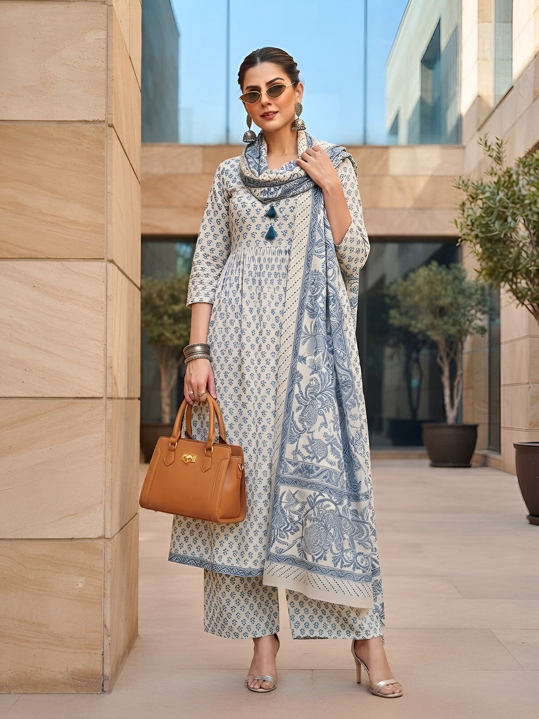 Anarkali Kurta Set With Dupatta