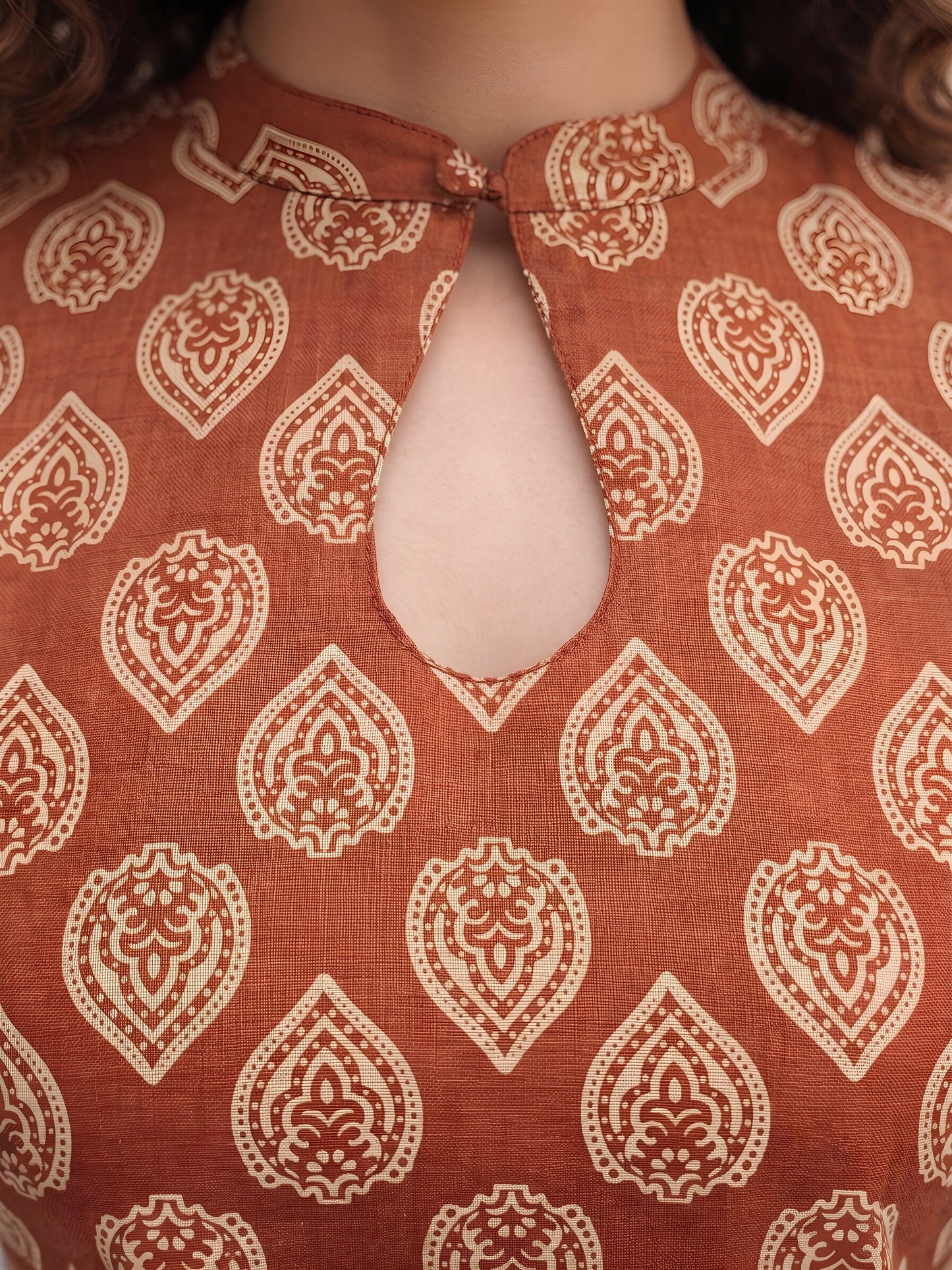 Printed Straight Kurti With Farshi Salwar