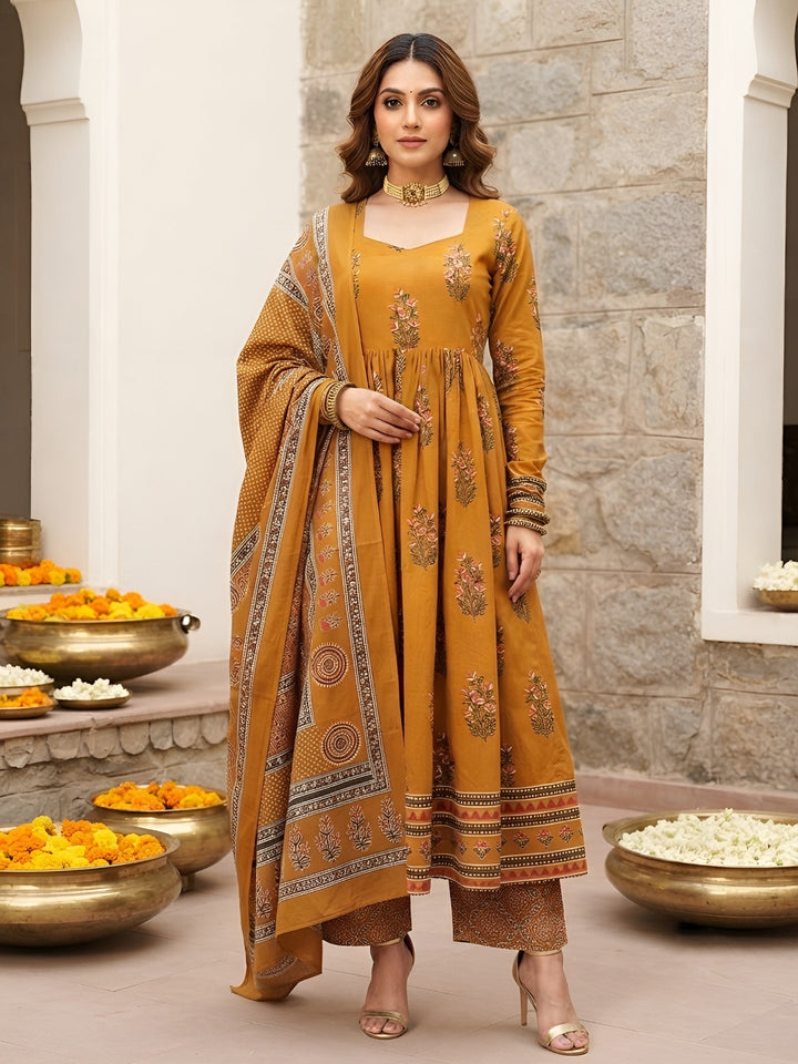 Anarkali Kurta Set With Dupatta