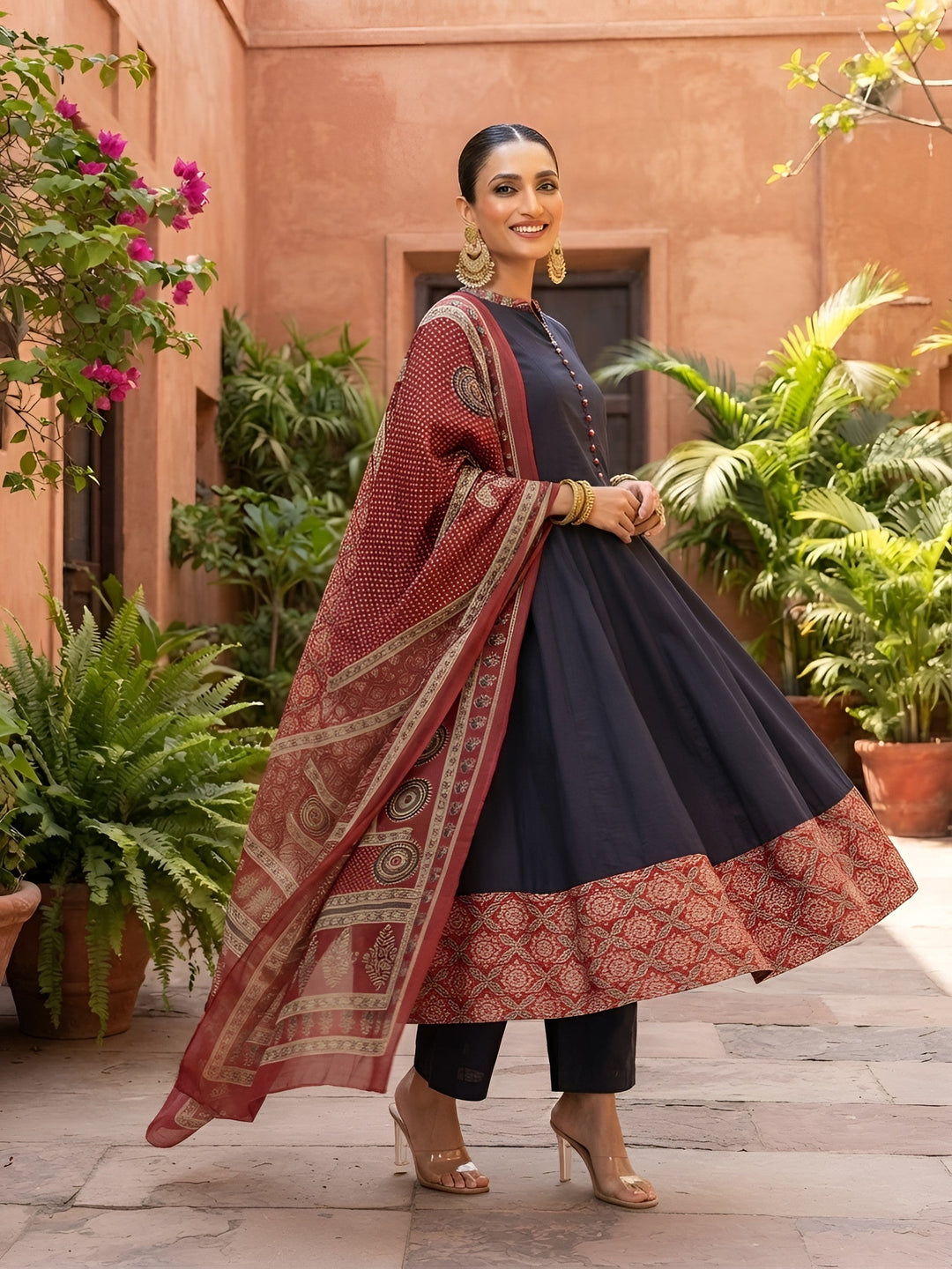 Anarkali Kurta Set With Dupatta