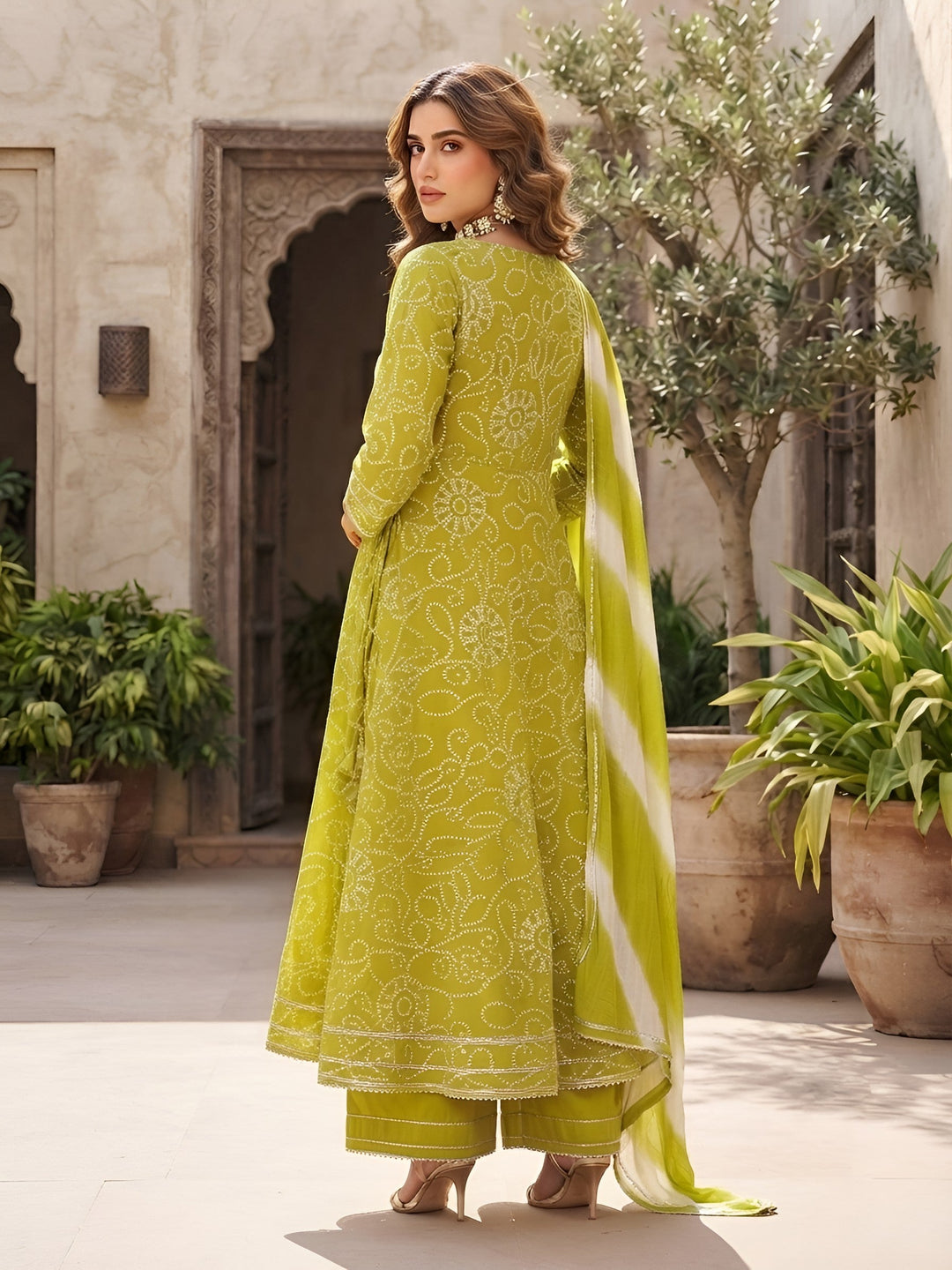 Anarkali Kurta Set With Dupatta