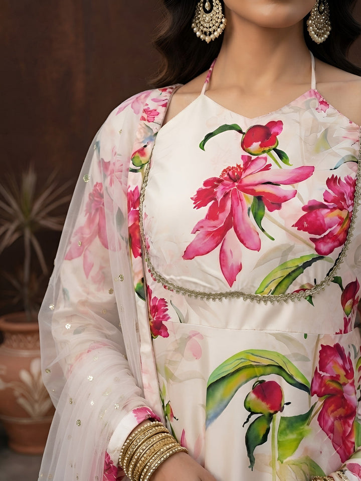 Anarkali Kurta Set With Dupatta