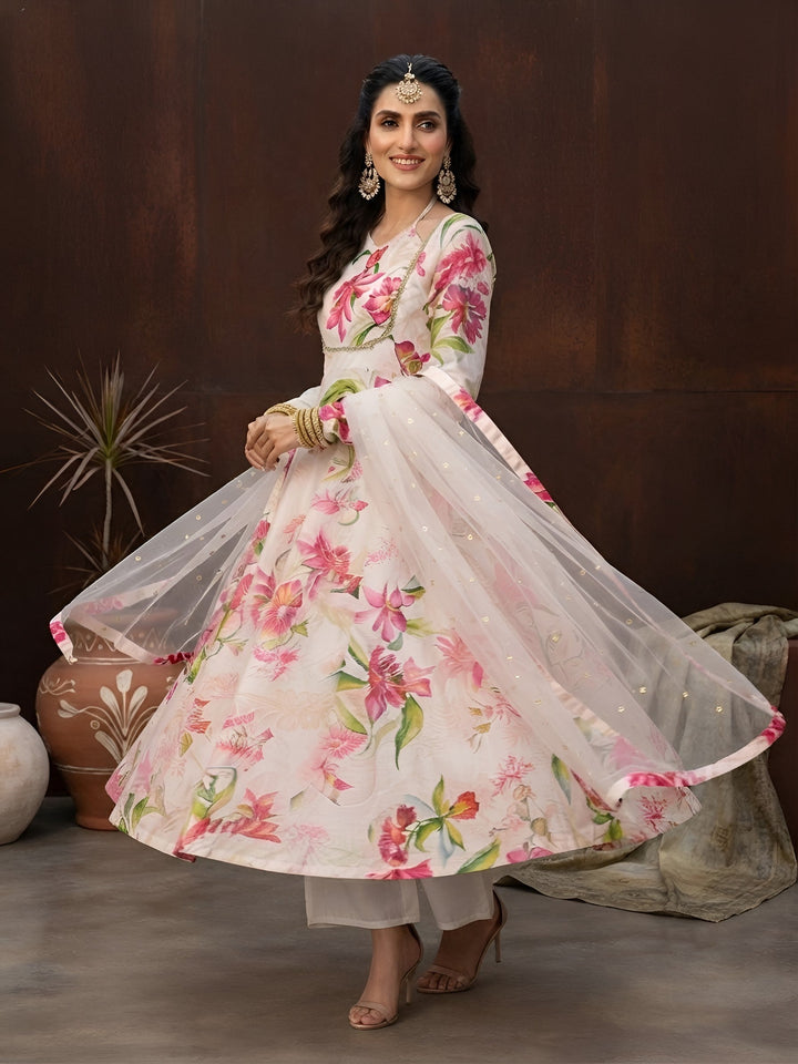 Anarkali Kurta Set With Dupatta