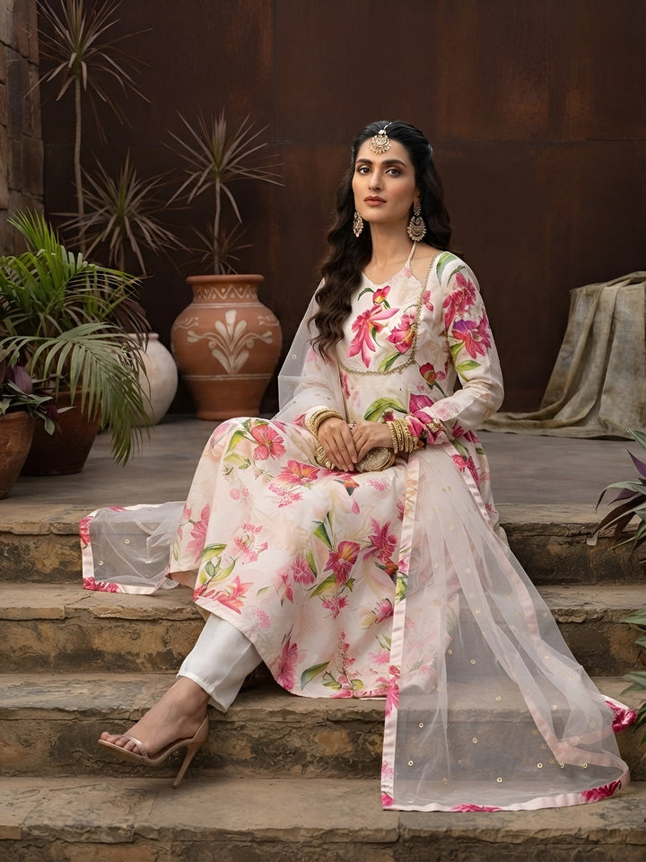 Anarkali Kurta Set With Dupatta