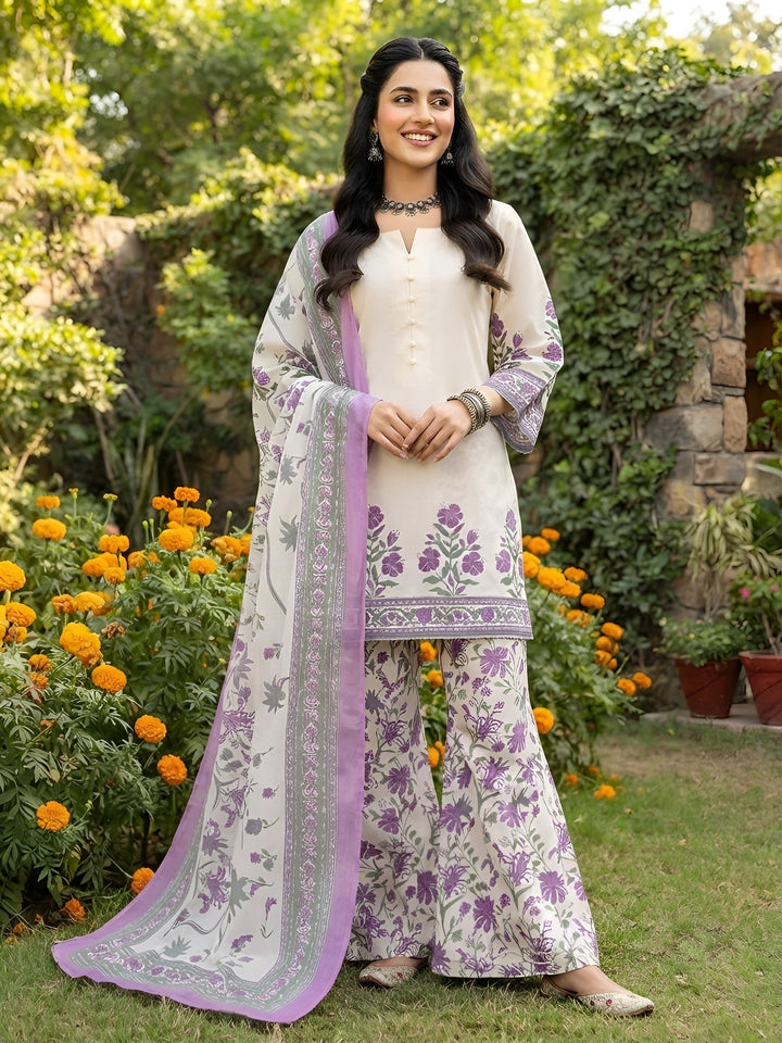 Printed Straight Kurta Set With Dupatta
