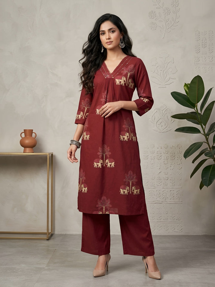 Printed Kurta Set