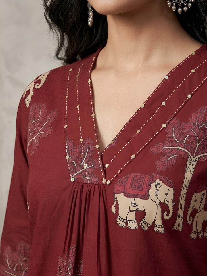Printed Kurta Set
