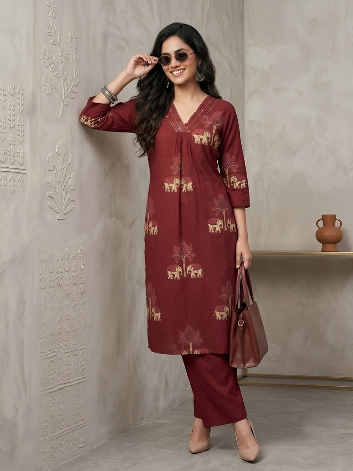 Printed Kurta Set