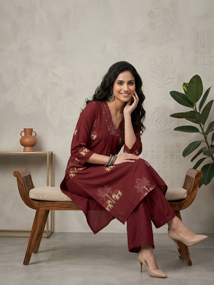 Printed Kurta Set