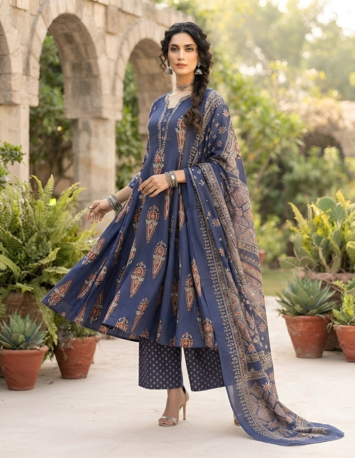 Anarkali Kurta Set With Dupatta