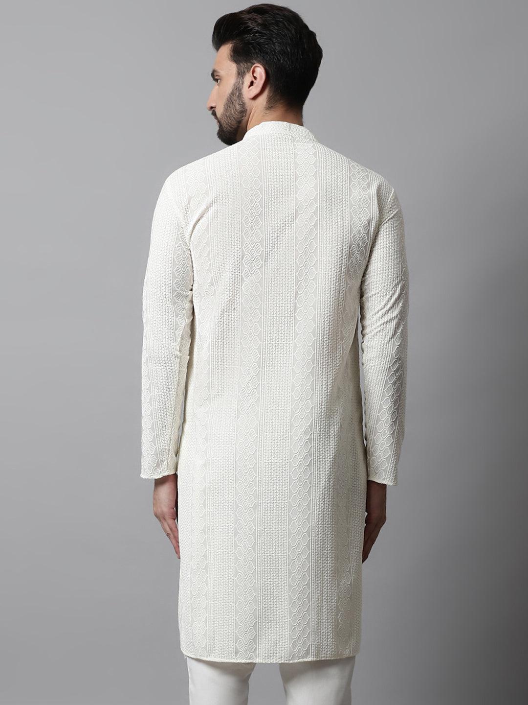 Embroidered Cotton Kurtas For Men