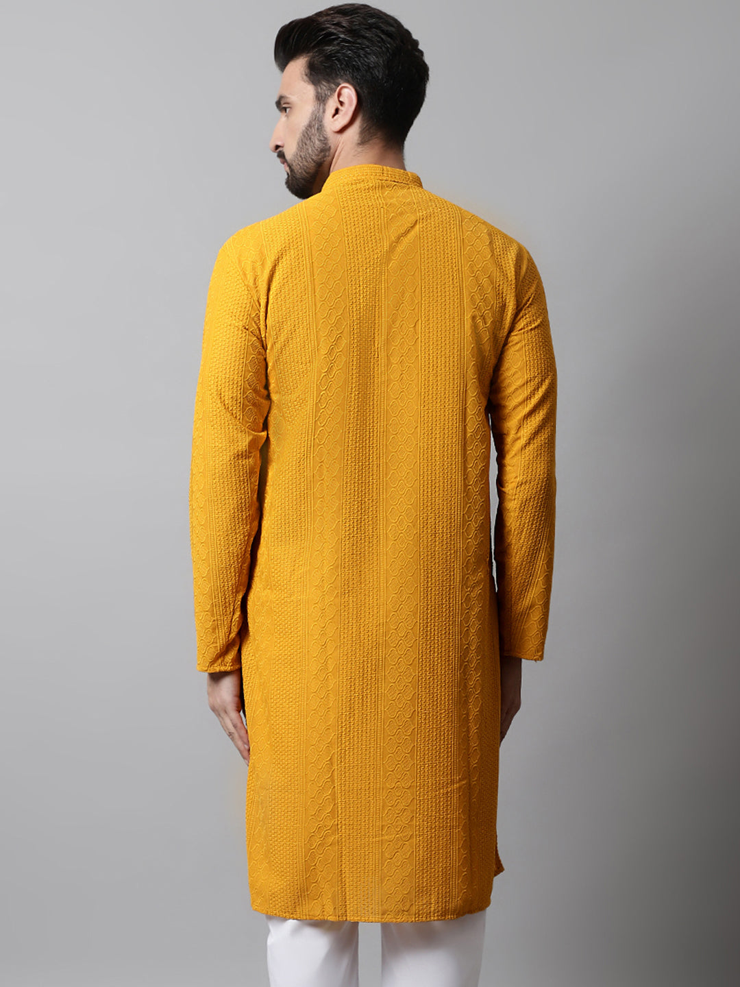 Embroidered Cotton Kurtas For Men
