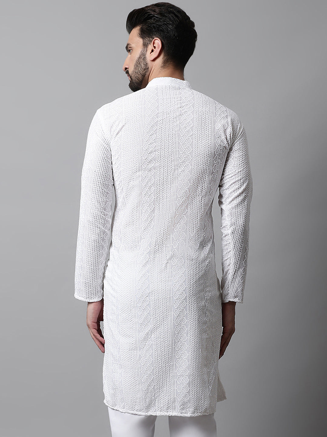 Embroidered Cotton Kurtas For Men