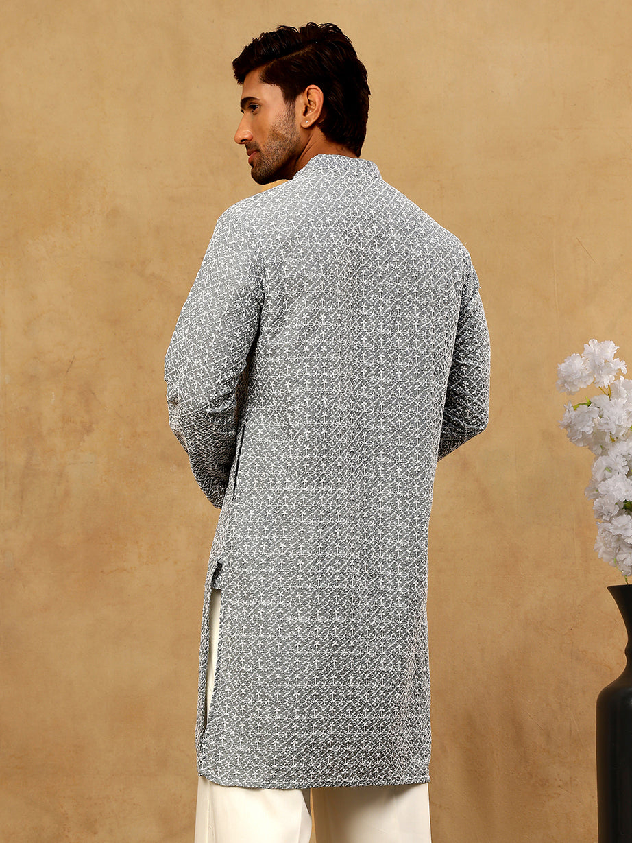 Men’S Chikankari Cotton Kurta