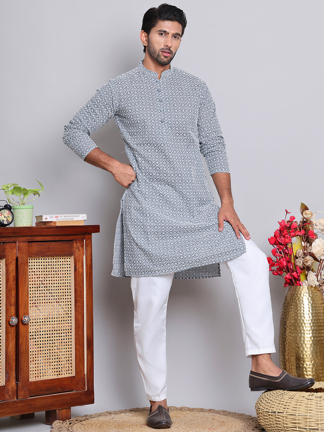 Floral Embroidered Kurtas