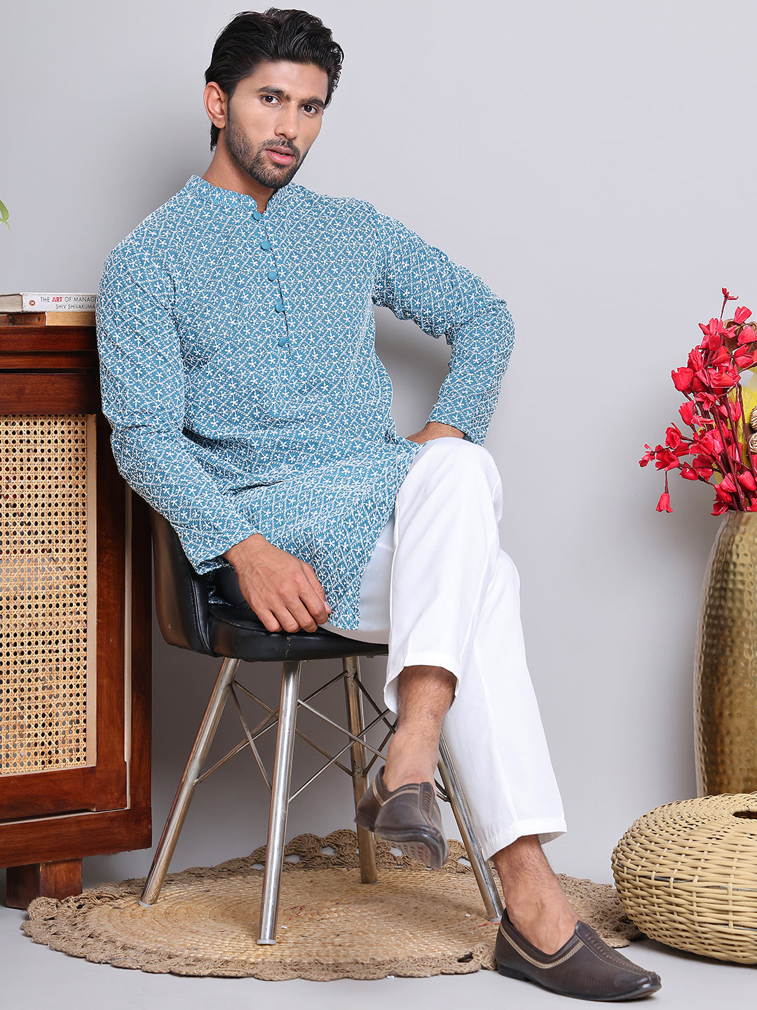 Floral Embroidered Kurtas