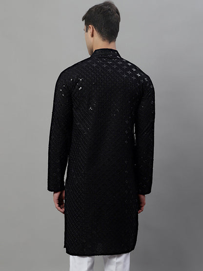 Chikankari Embroidered And Sequence Kurtas.