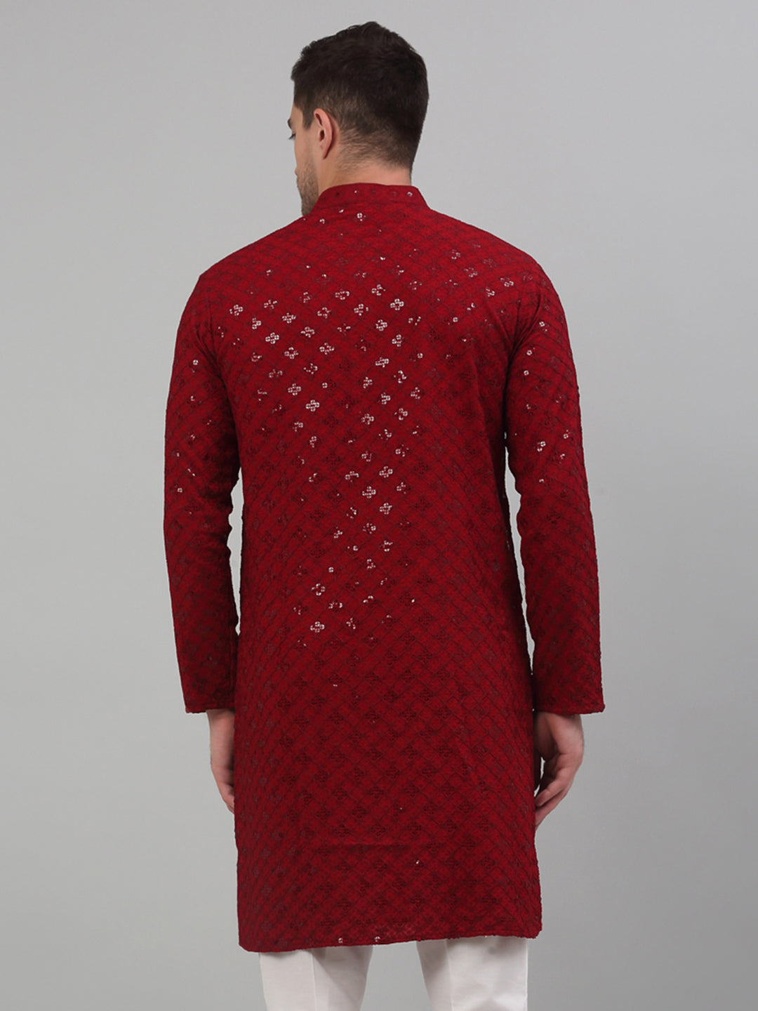 Chikankari Embroidered And Sequence Kurtas.