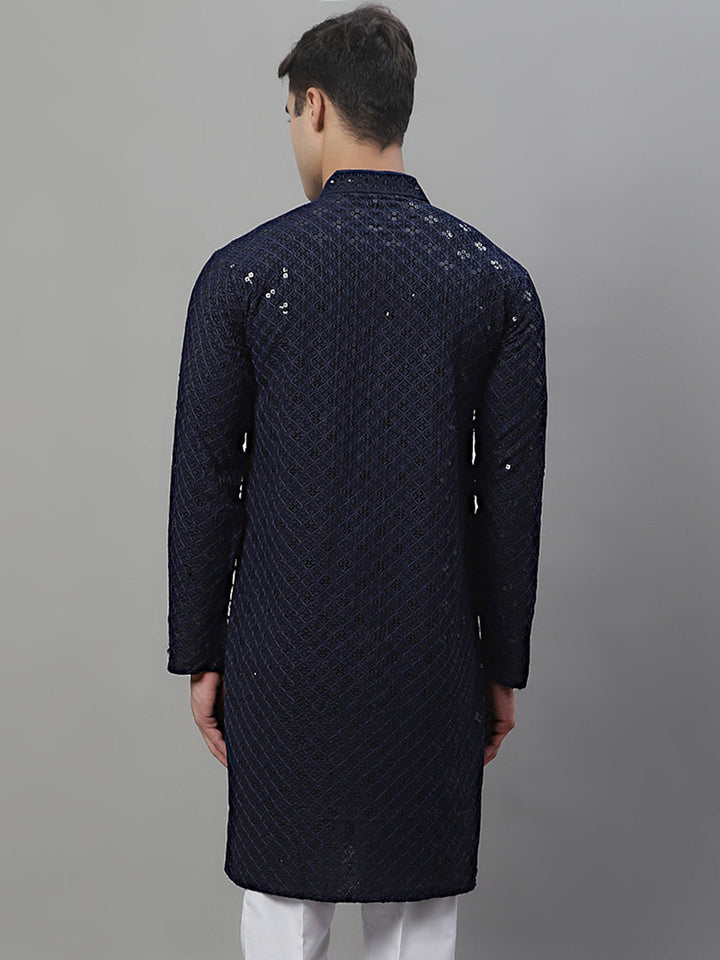 Chikankari Embroidered And Sequence Kurtas.