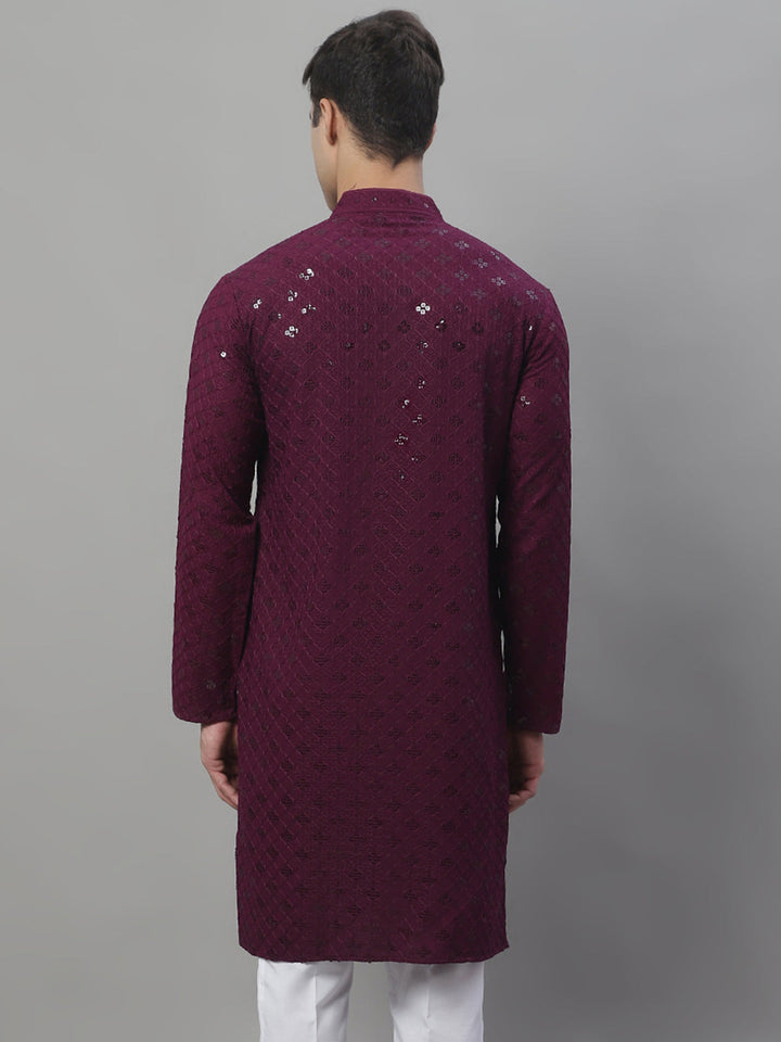 Chikankari Embroidered And Sequence Kurtas.