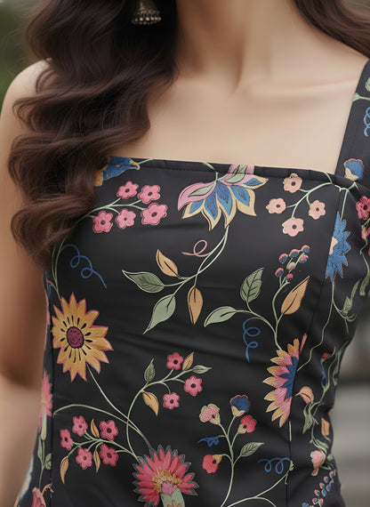 Women Printed Stylish Crop Top