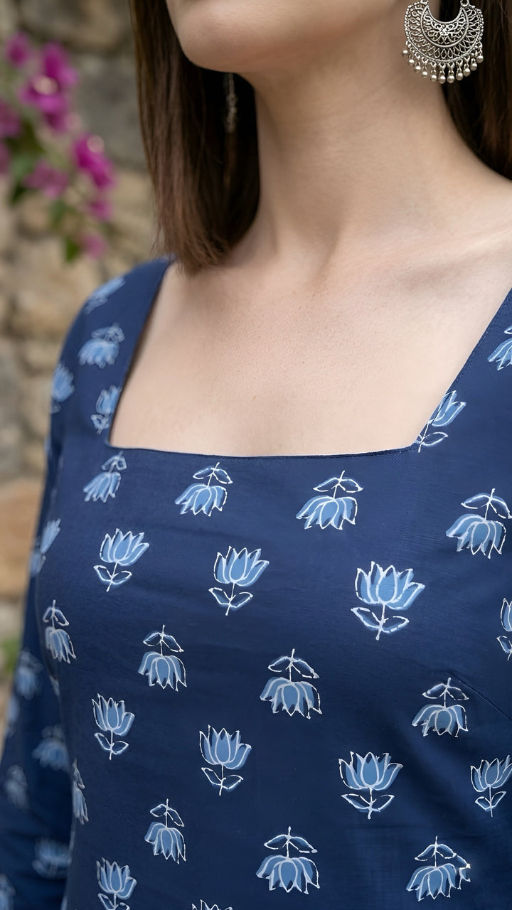 Printed Straight Kurti
