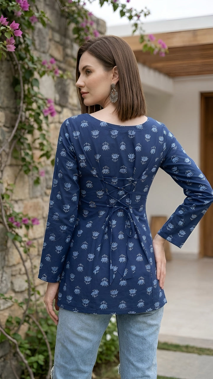 Printed Straight Kurti