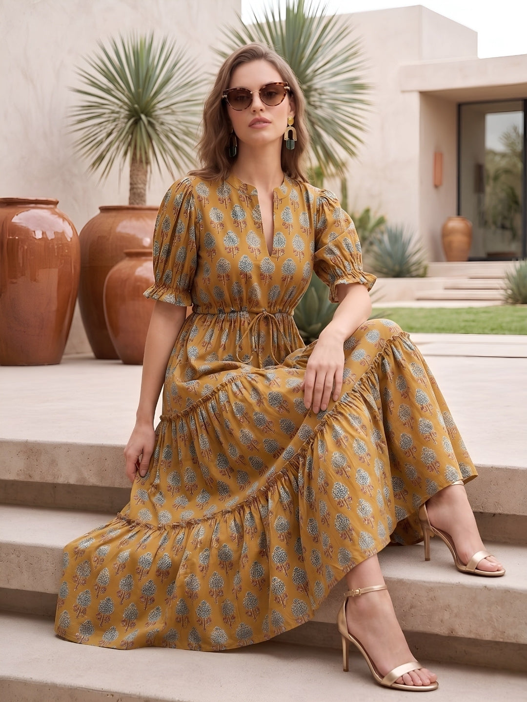 Ethnic Printed Dress