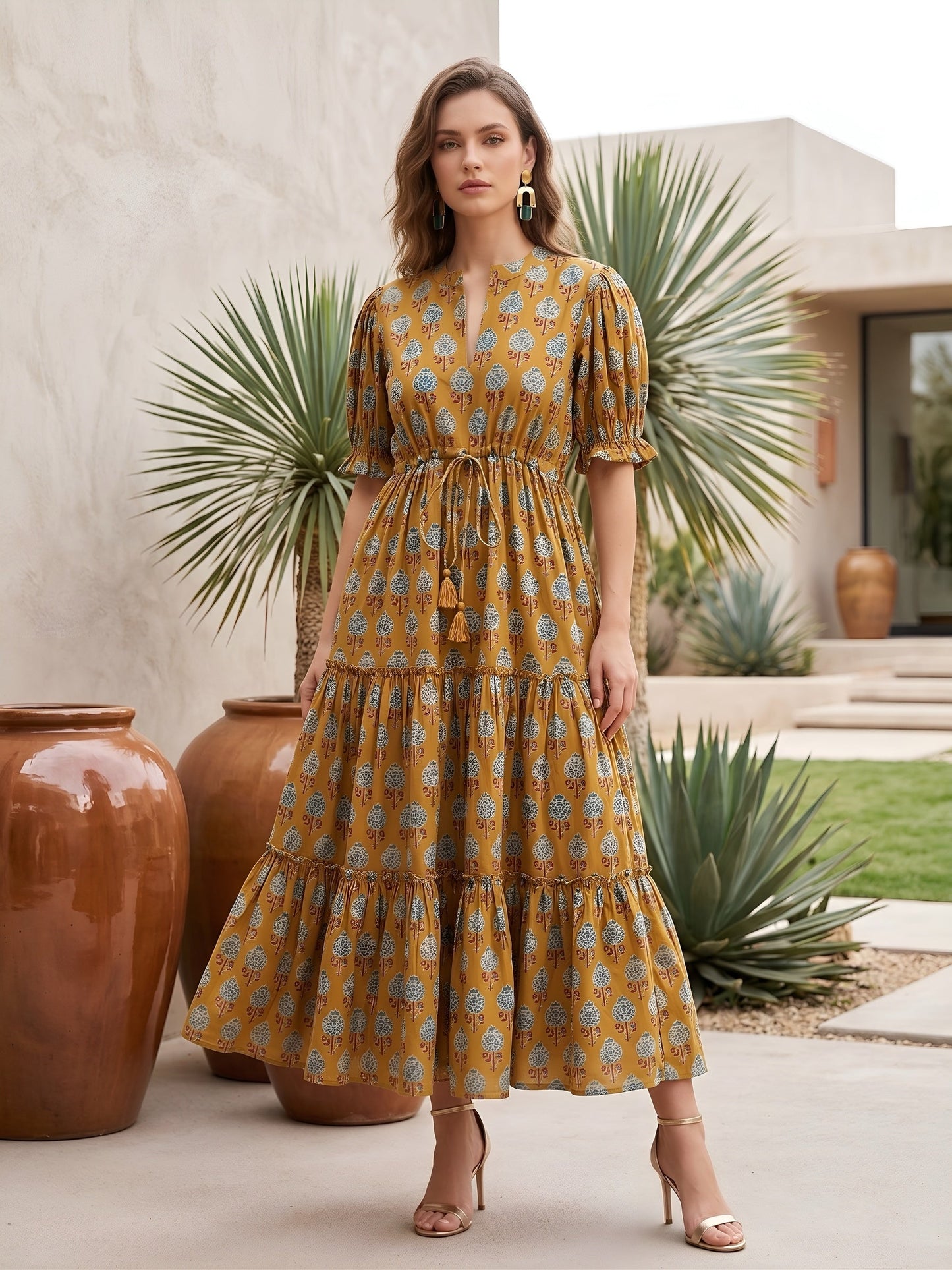 Ethnic Printed Dress