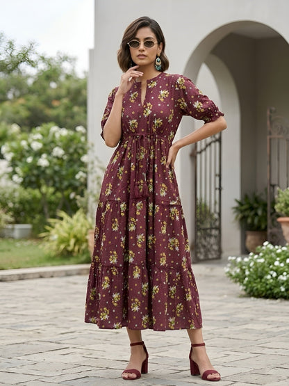 Floral Printed Dress