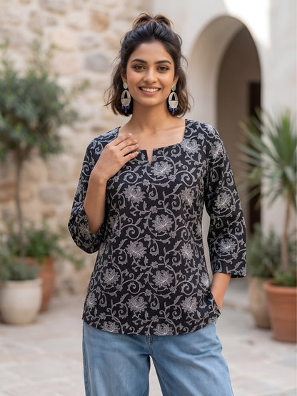 Ethnic Printed Straight Tunic
