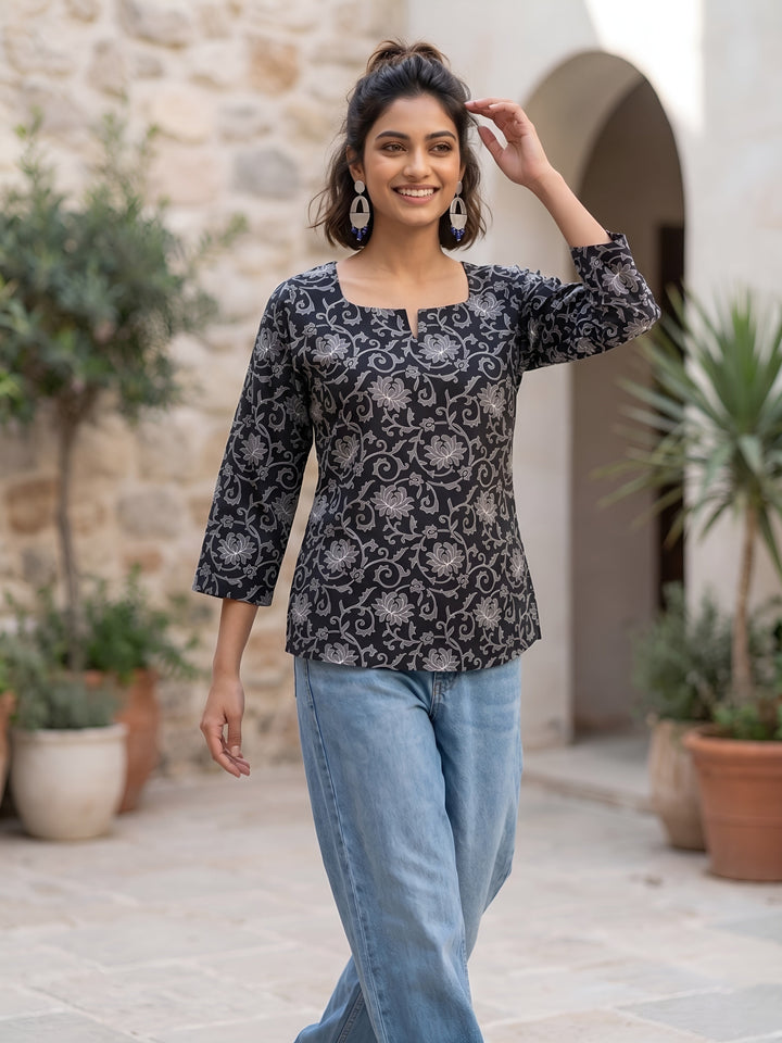 Ethnic Printed Straight Tunic