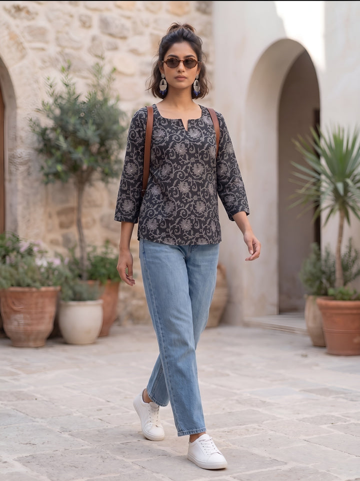 Ethnic Printed Straight Tunic