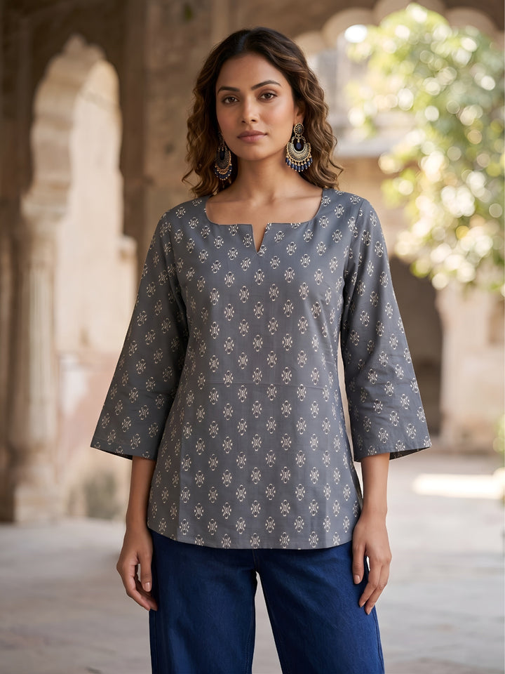 Ethnic Printed Straight Tunic