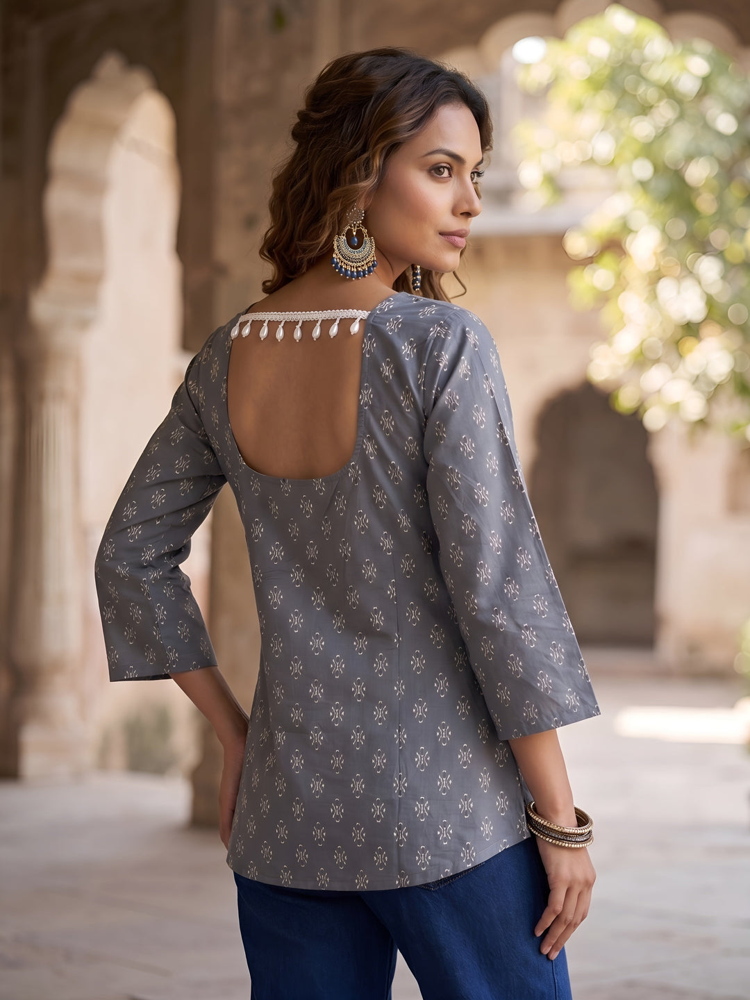 Ethnic Printed Straight Tunic