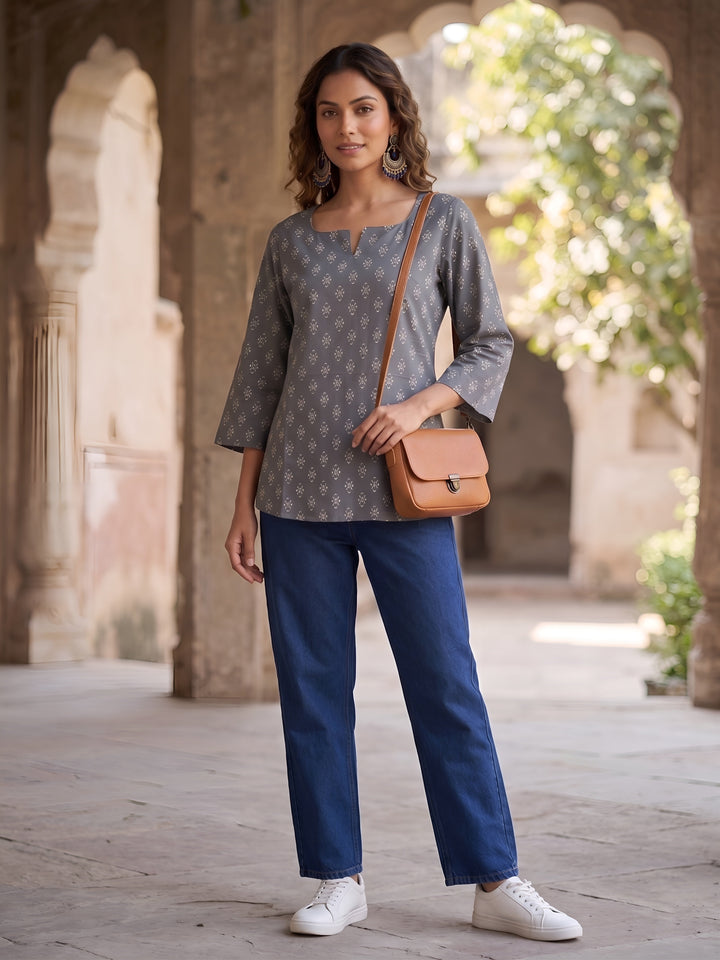 Ethnic Printed Straight Tunic