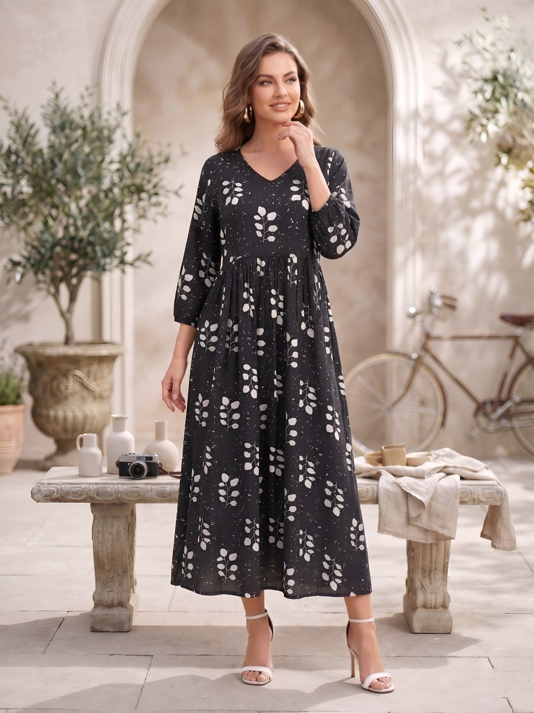 Ethnic Printed Dress