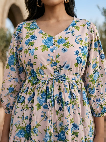 Floral Printed Dress