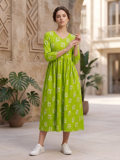 Floral Printed Dress