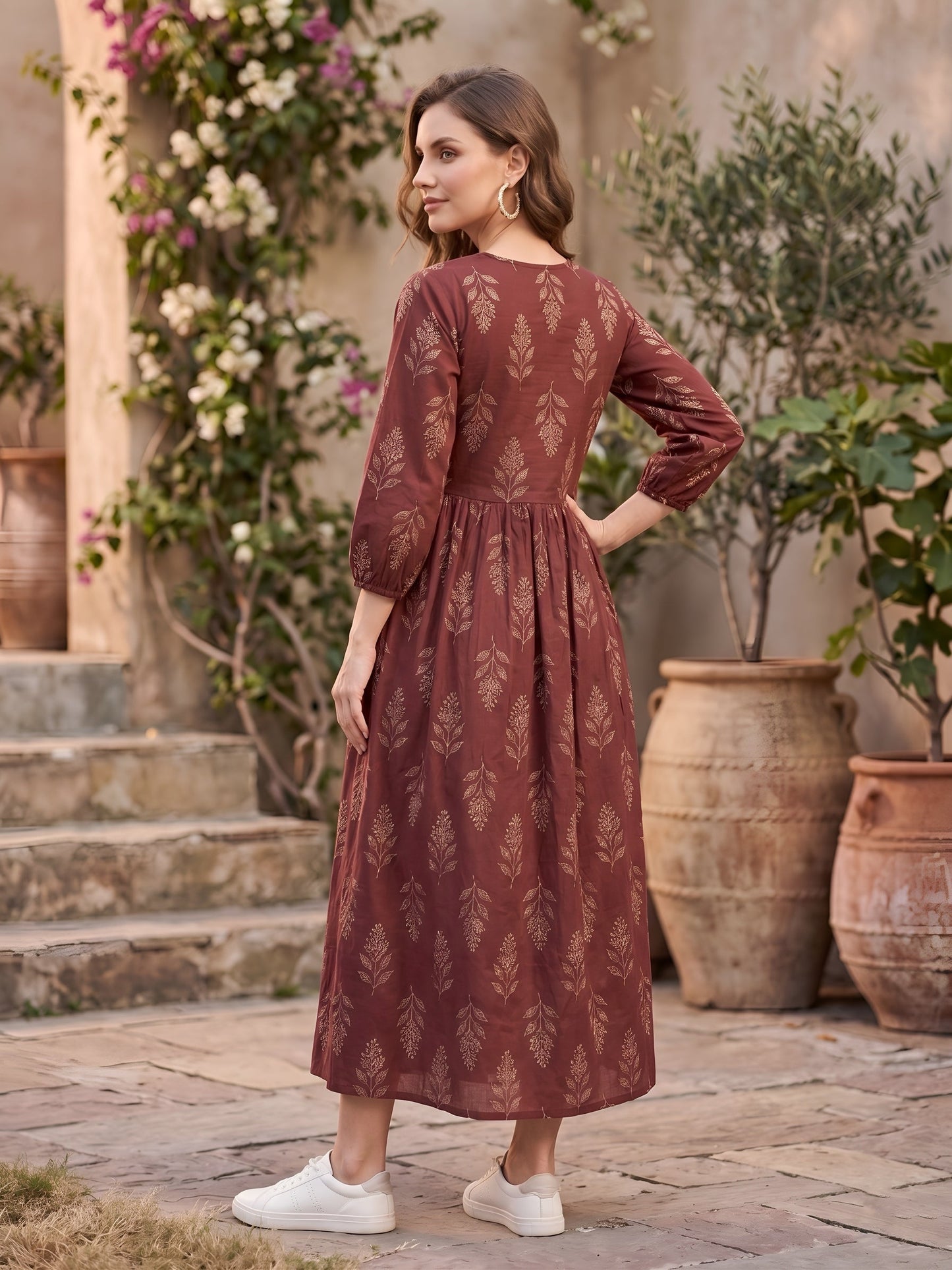 Ethnic Printed Dress