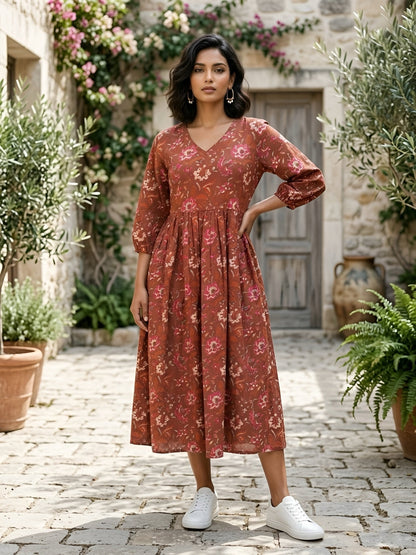 Floral Printed Dress