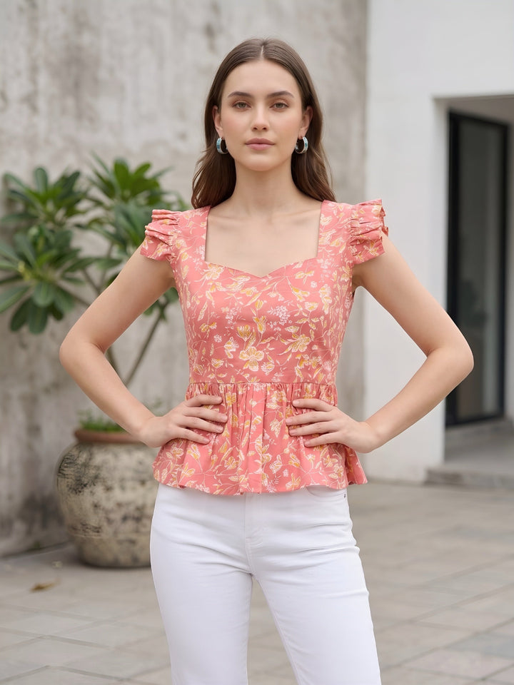 Floral Printed Top