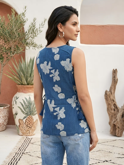 Printed Stylish Crop Top