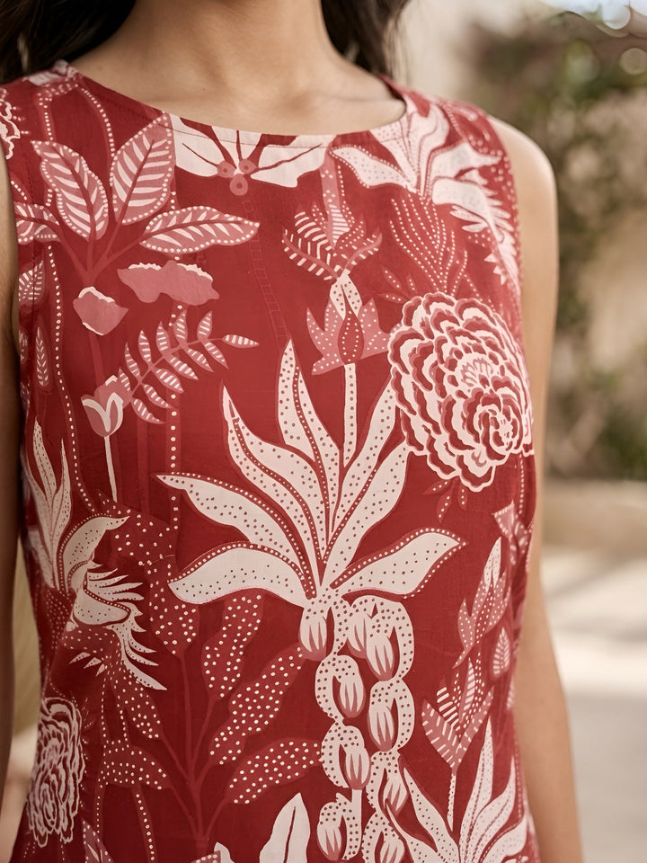 Floral Printed Mini Dress