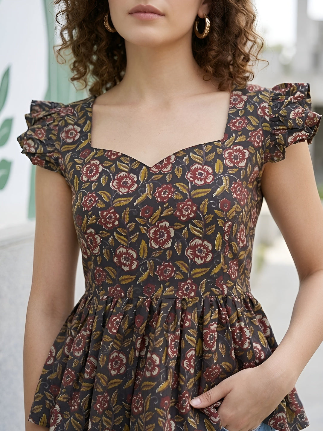 Printed Stylish Crop Top